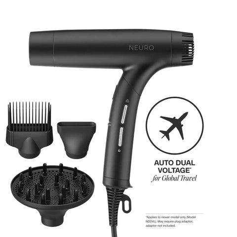 Neuro Dry+ Folding Professional Dual-Voltage Hair Dryer