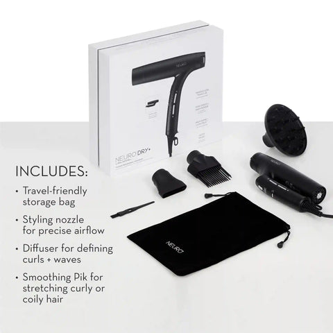 Neuro Dry+ Folding Professional Dual-Voltage Hair Dryer