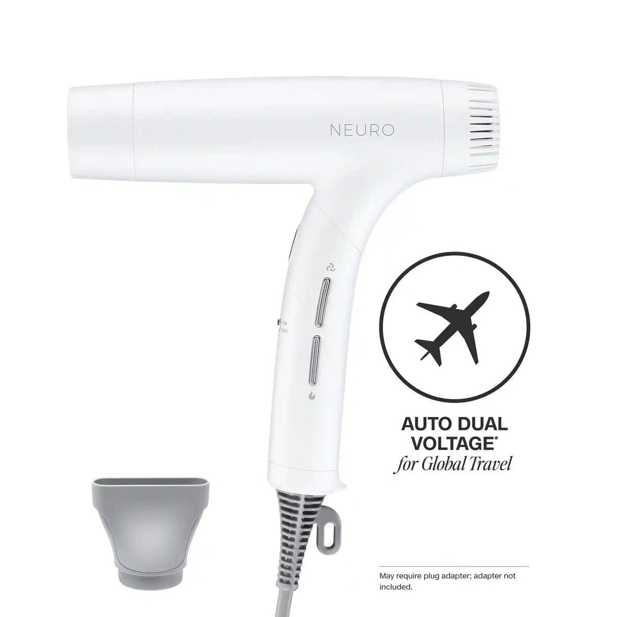 Neuro Dry+ Folding Professional Dual-Voltage Hair Dryer