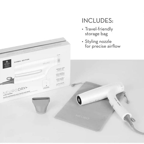 Neuro Dry+ Folding Professional Dual-Voltage Hair Dryer